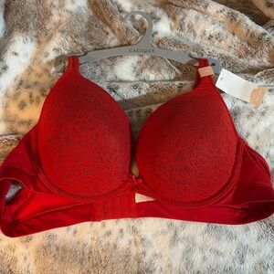 Lane bryant Red padded boost plunge bra